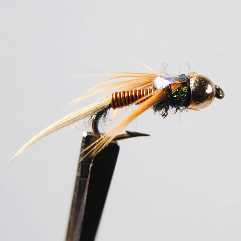 Copper J Flies With Beaded Head