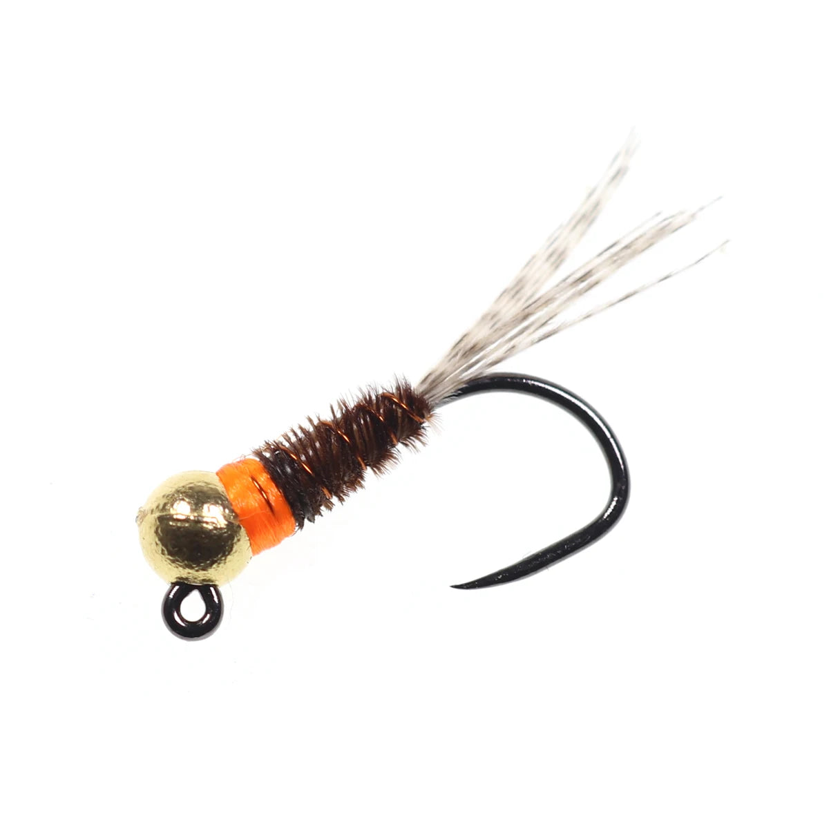 6 Tungsten Bead Head Perdigon Nymphs