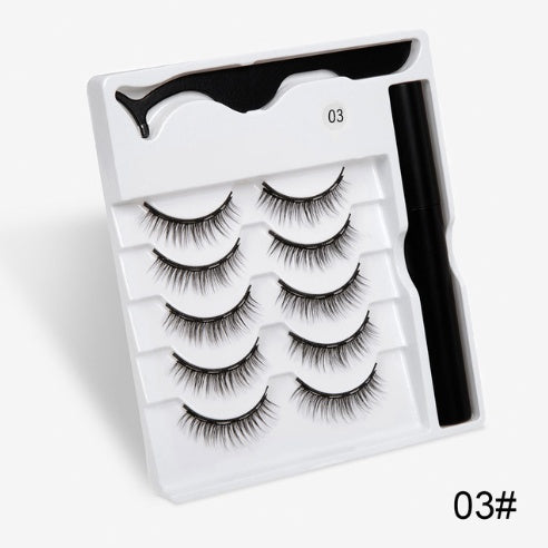 A Pair Of False Magnetic Eyelashes