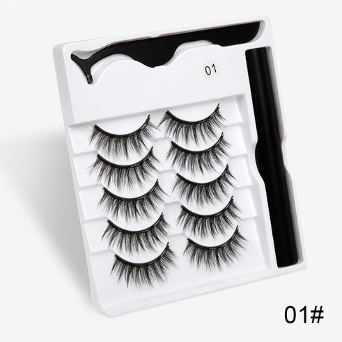 A Pair Of False Magnetic Eyelashes