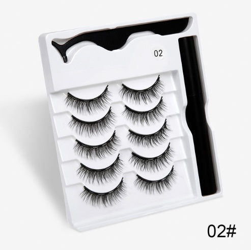A Pair Of False Magnetic Eyelashes