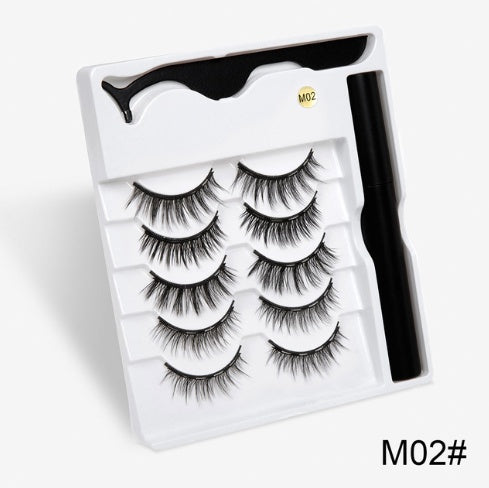 A Pair Of False Magnetic Eyelashes