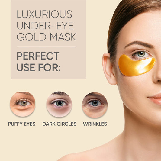 Eye Bag Removal Wrinkle Lifting And Tightening 24K Gold Collagen Eye Mask Patch